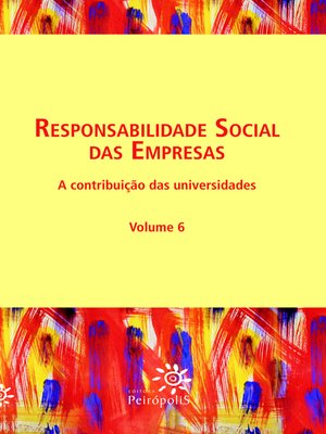 cover image of Responsabilidade social das empresas V.6